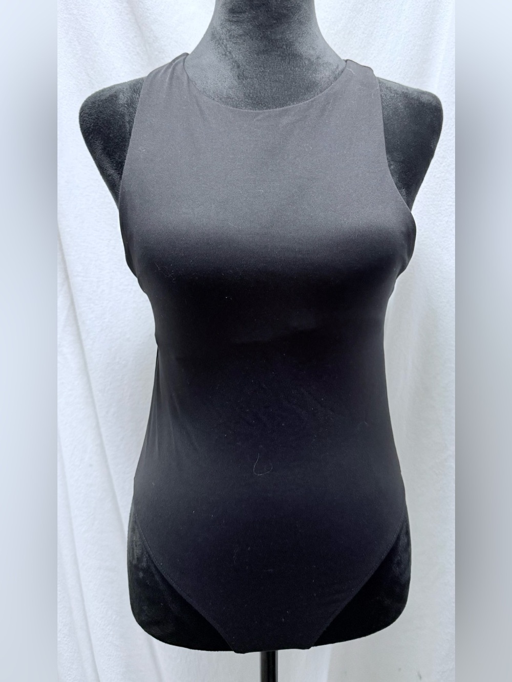 Zara Black Sleeveless Bodysuit